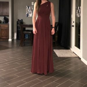David’s Bridal- Wine bridesmaids dress